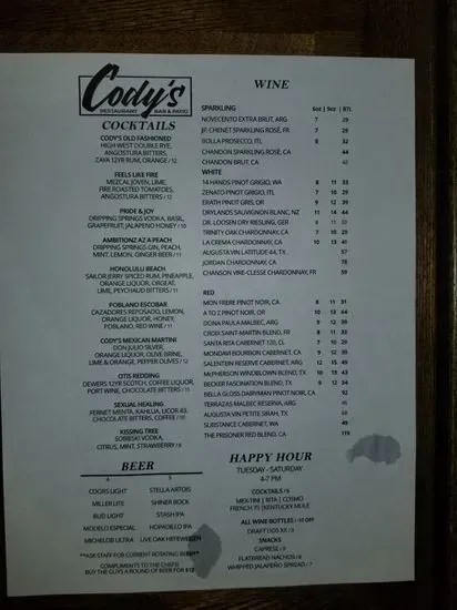 Menu 6