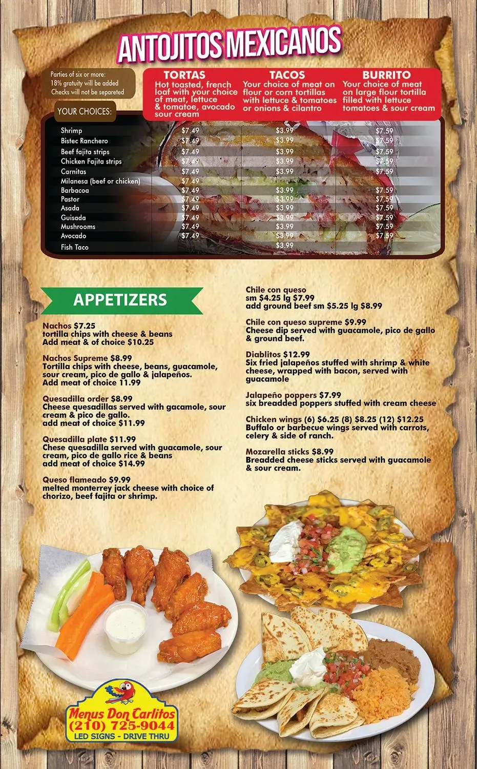 Menu 2