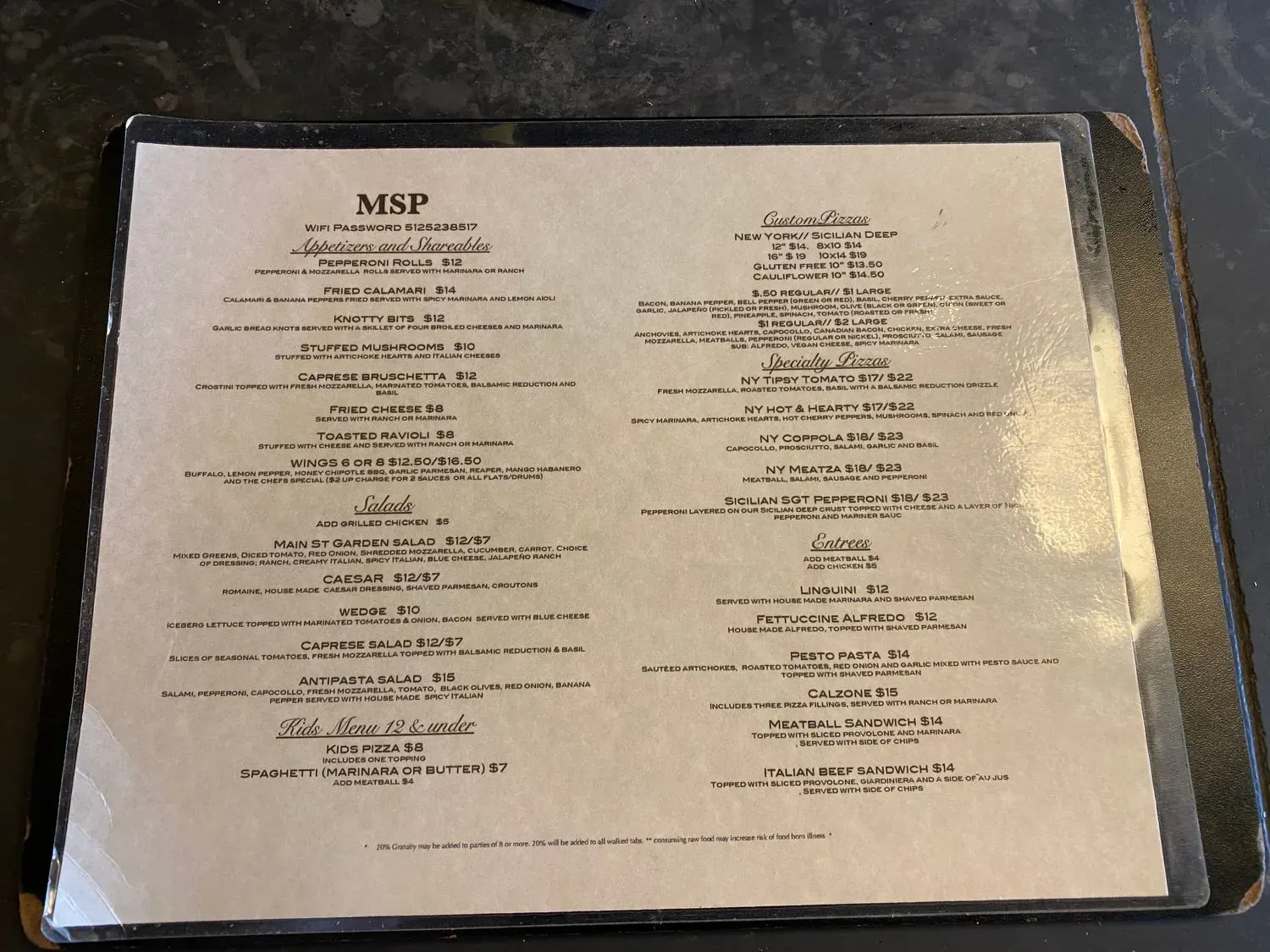 Menu 2