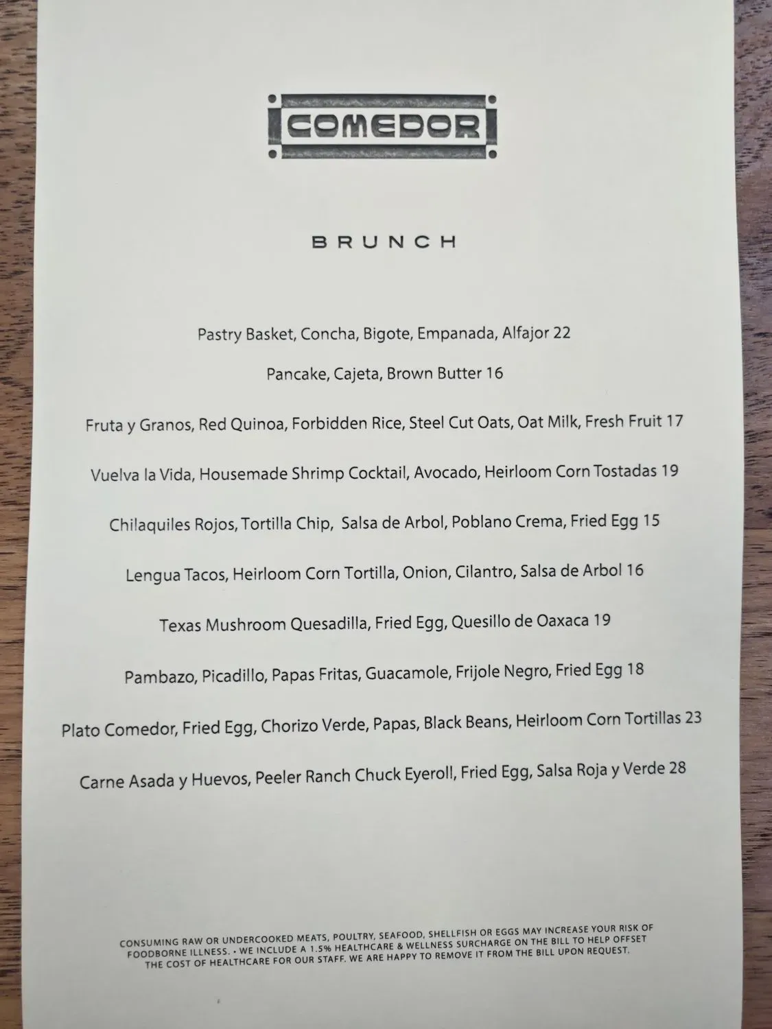 Menu 6