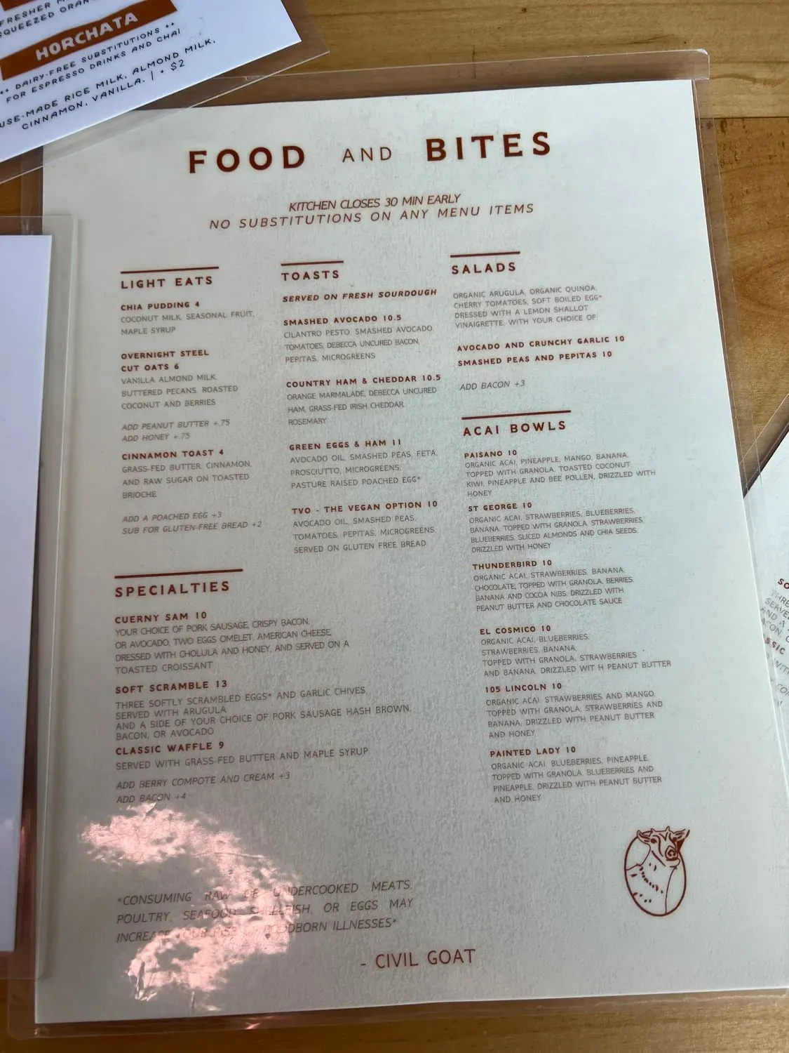 Menu 5