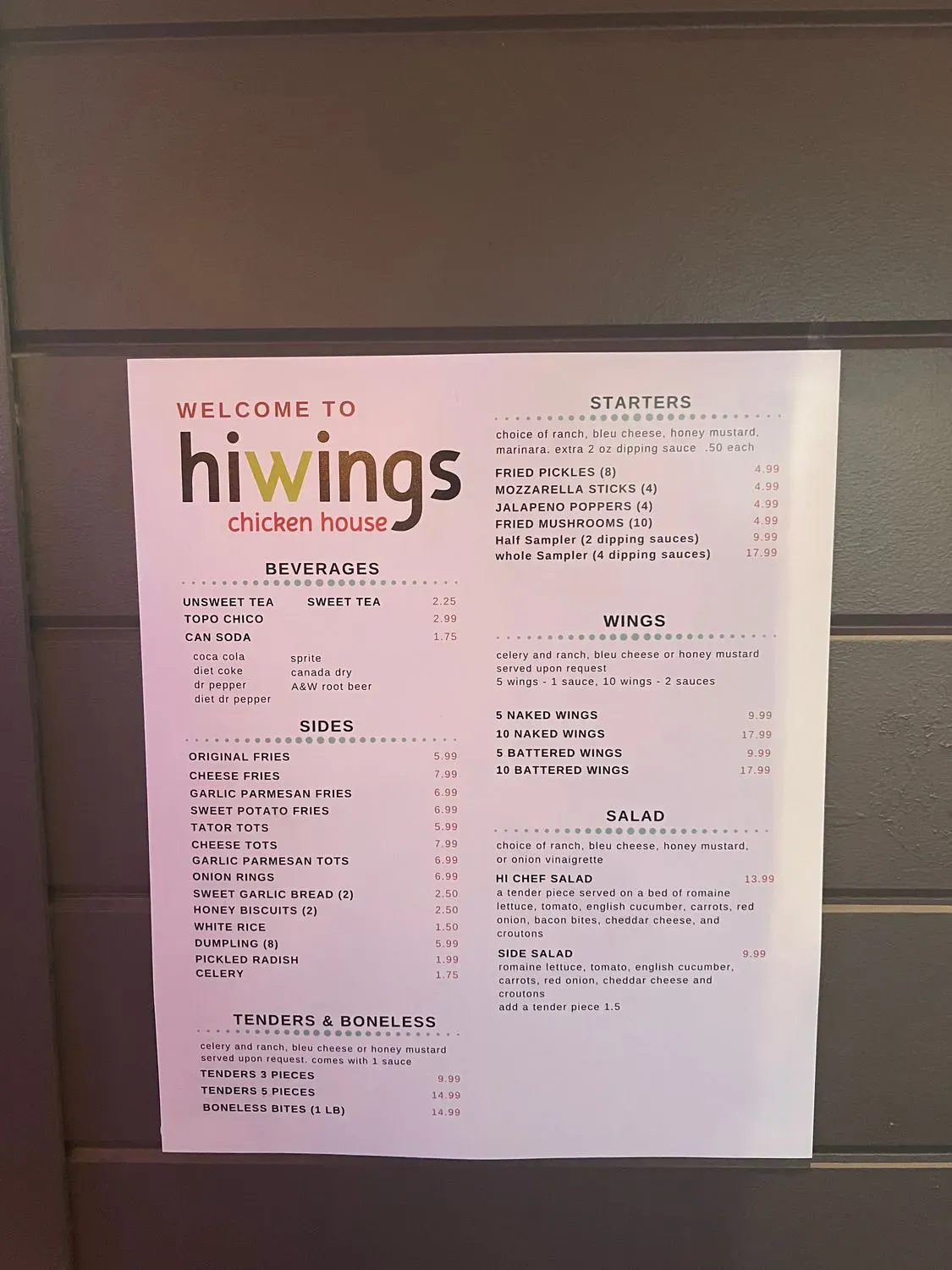 Menu 4