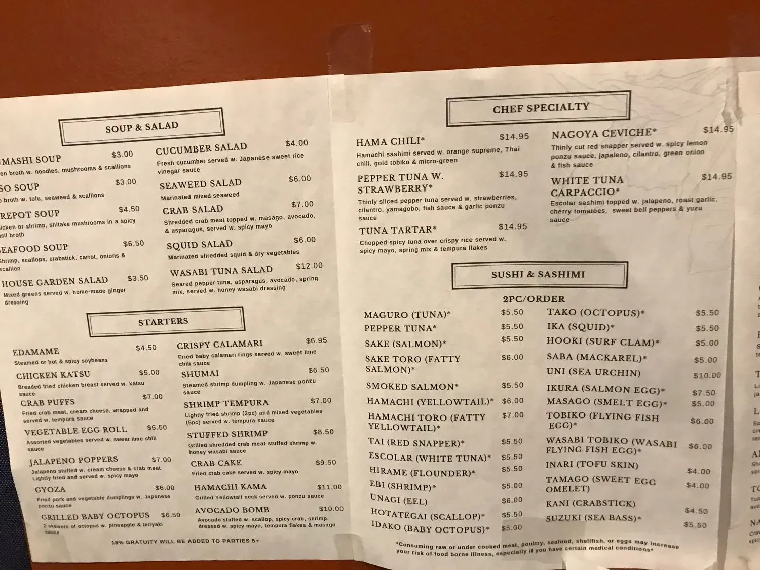 Menu 2