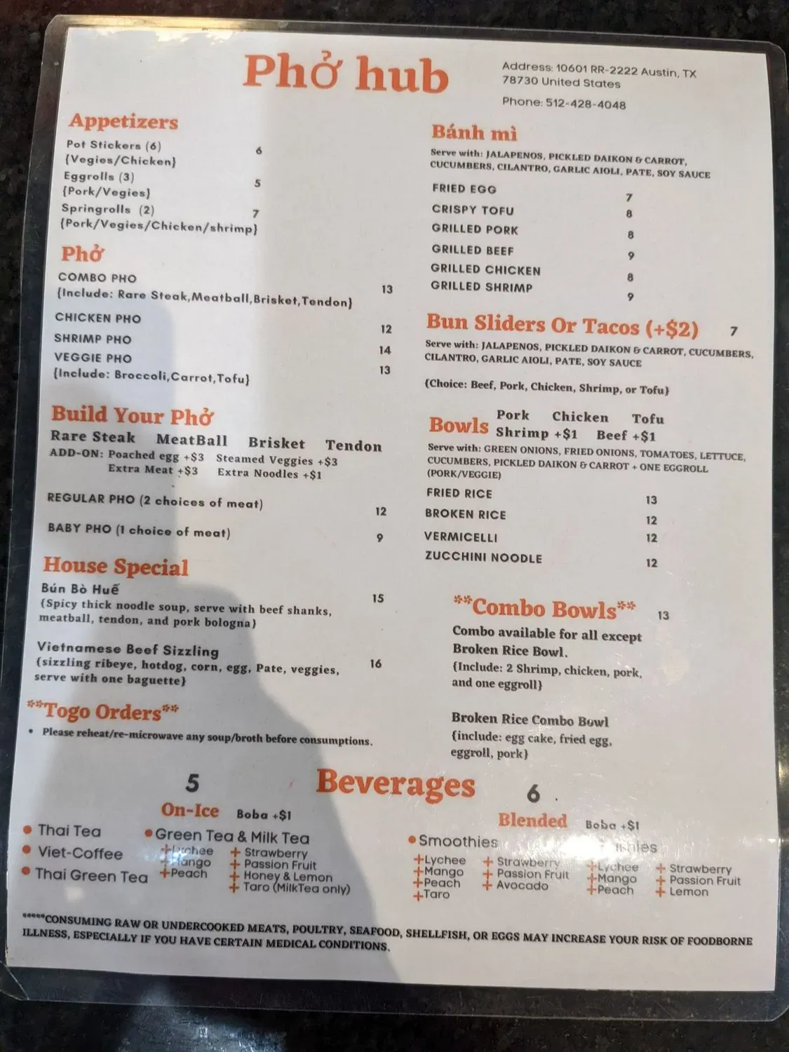 Menu 6