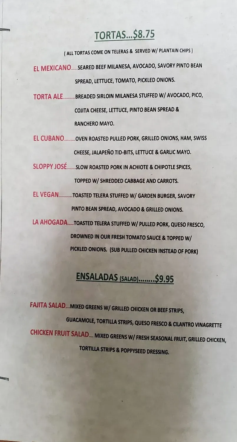 Menu 2