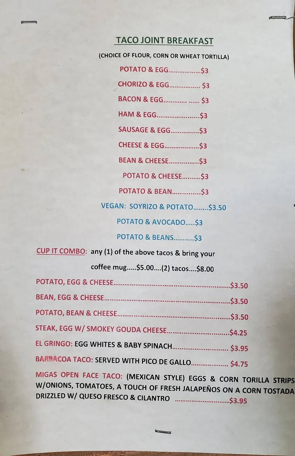 Menu 3