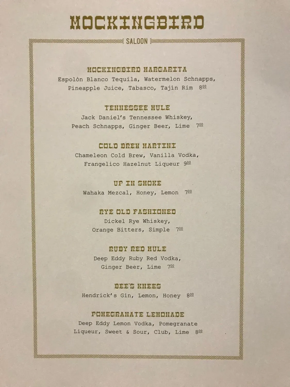 Menu 4