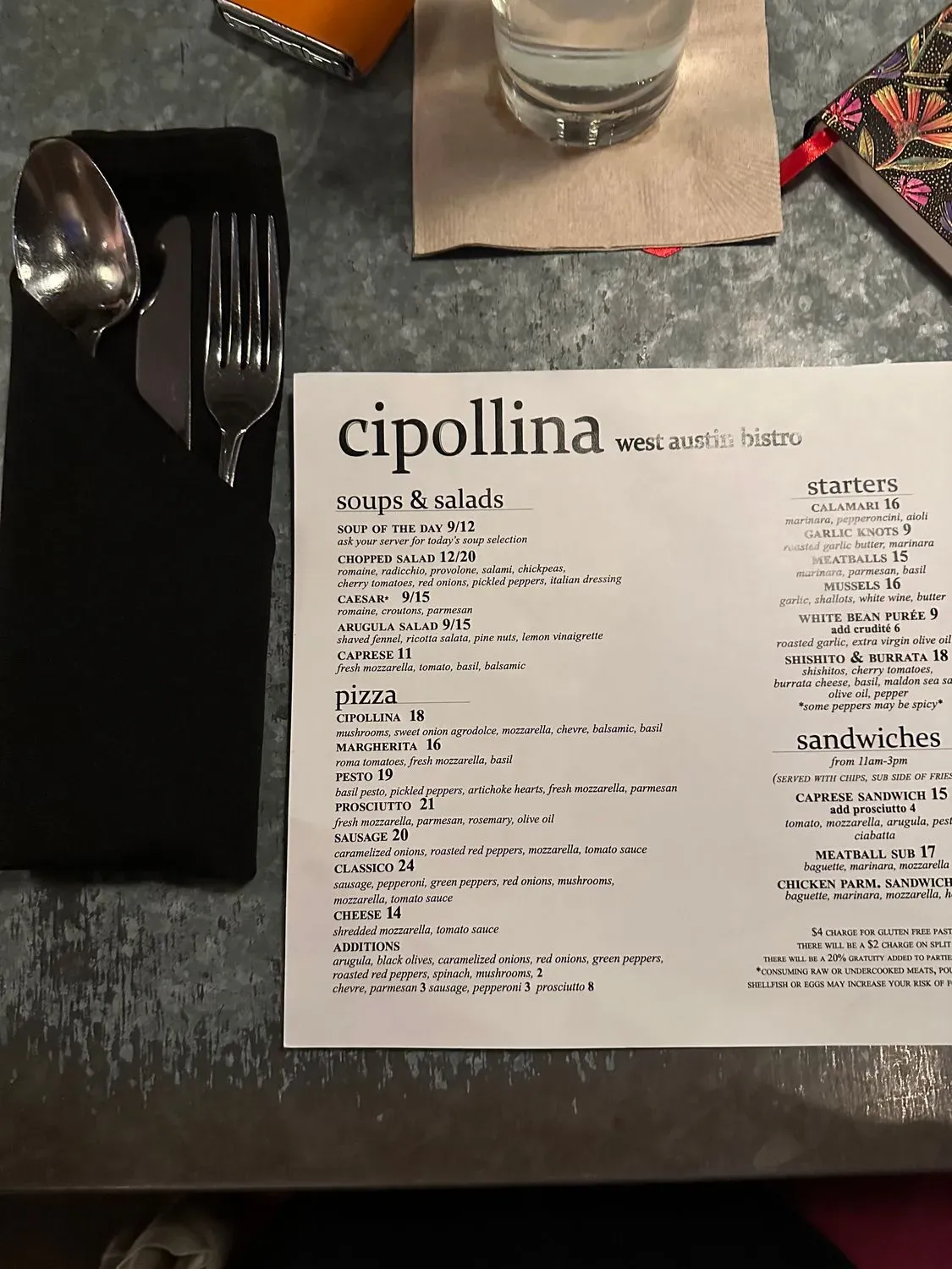 Menu 4