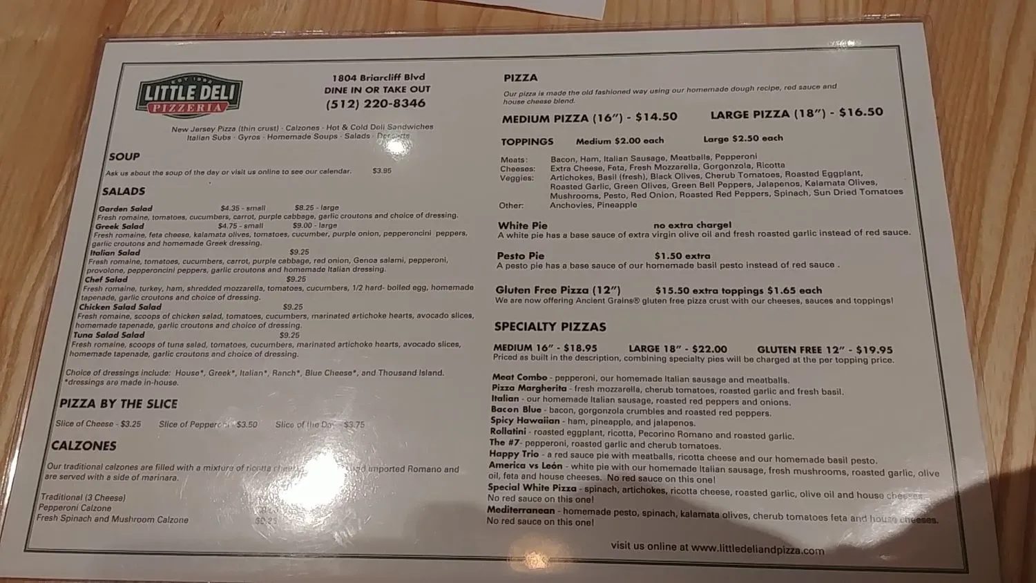 Menu 3