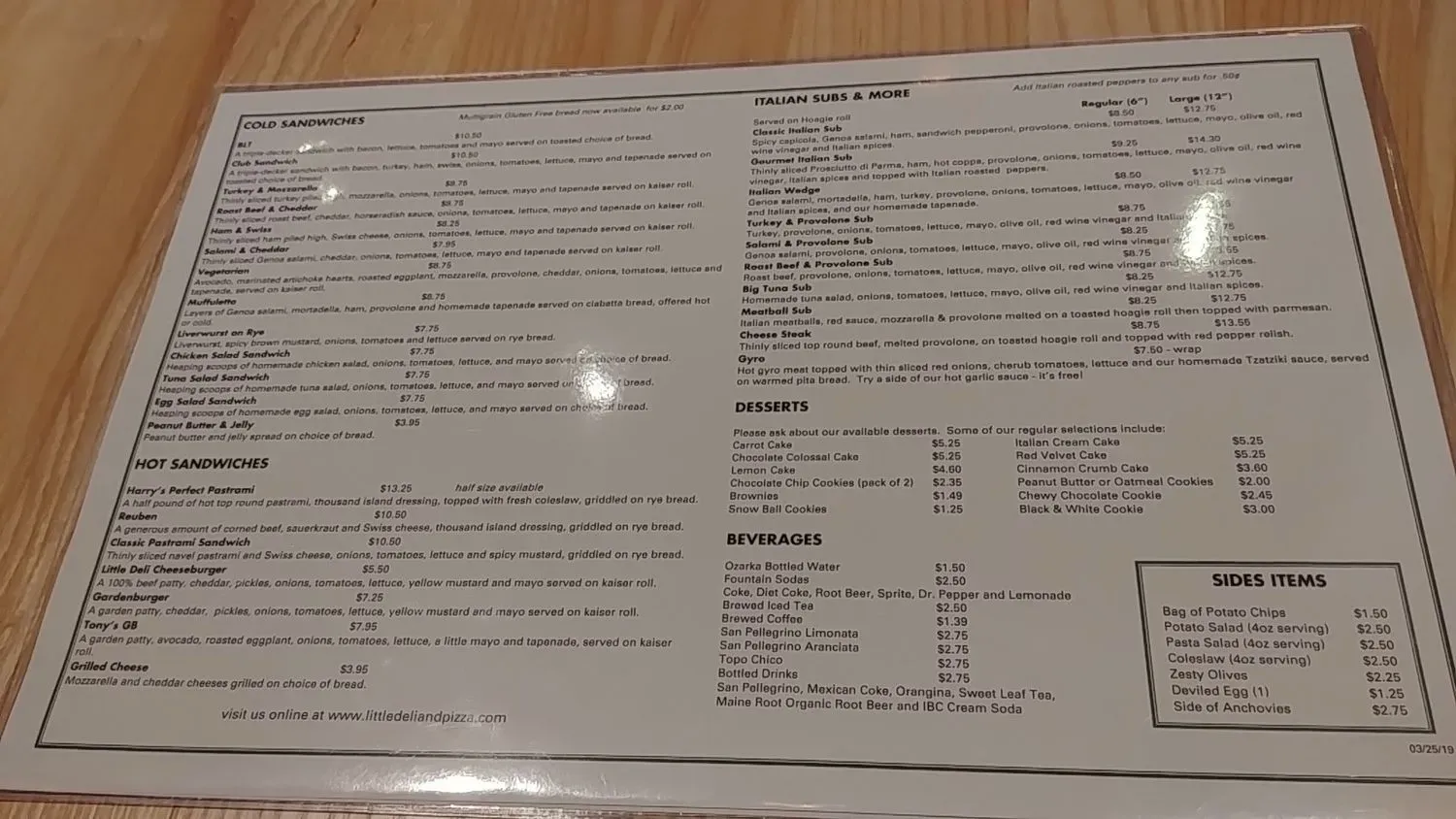 Menu 2