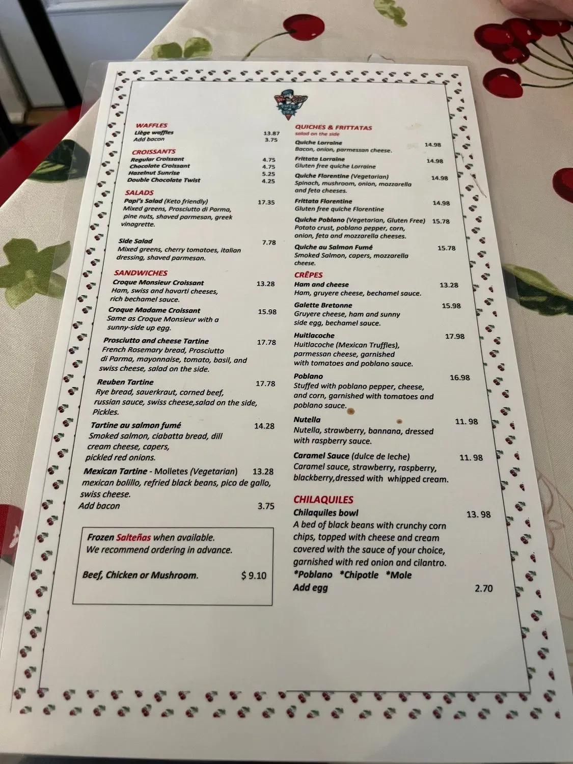 Menu 2