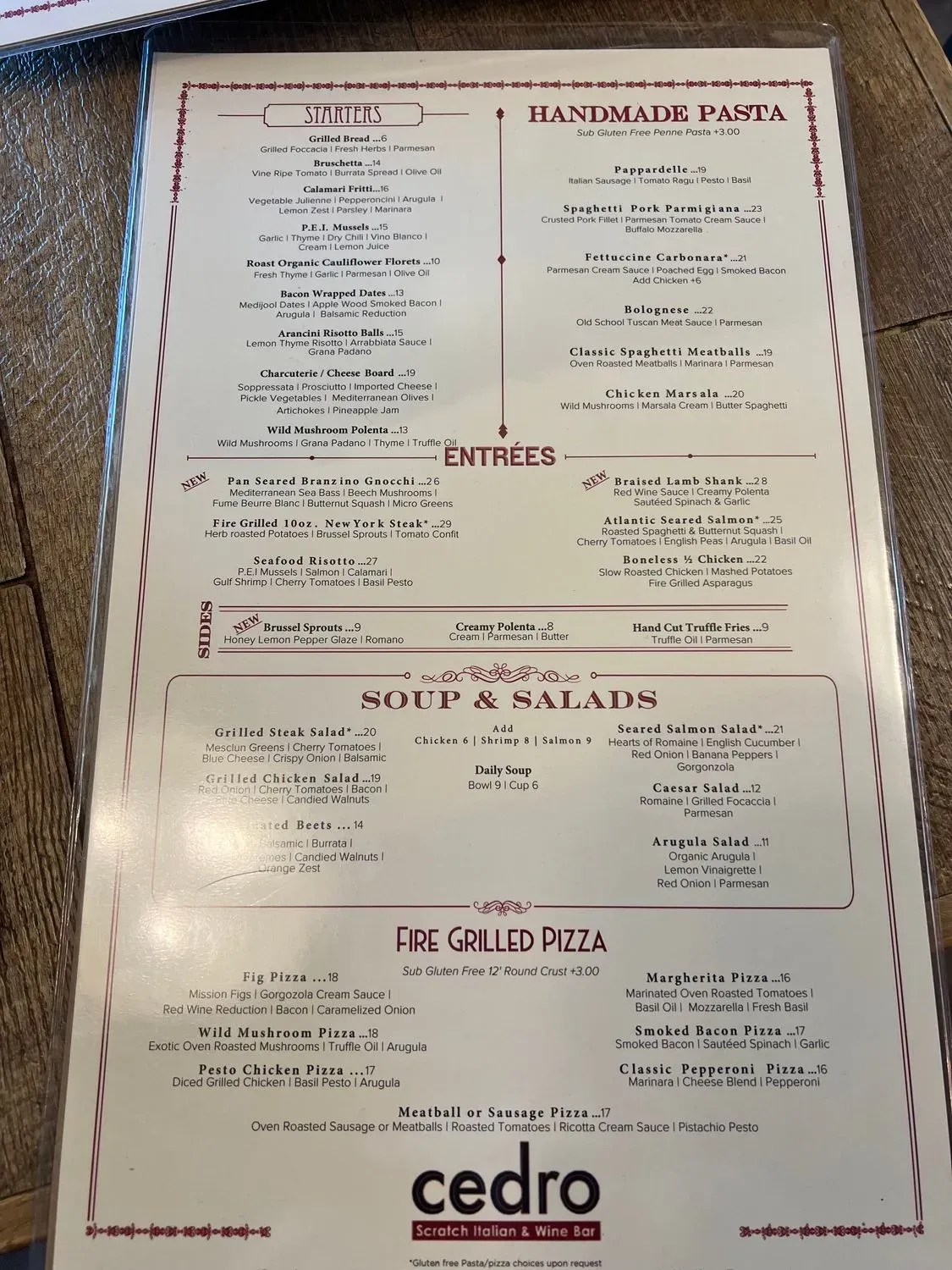 Menu 2