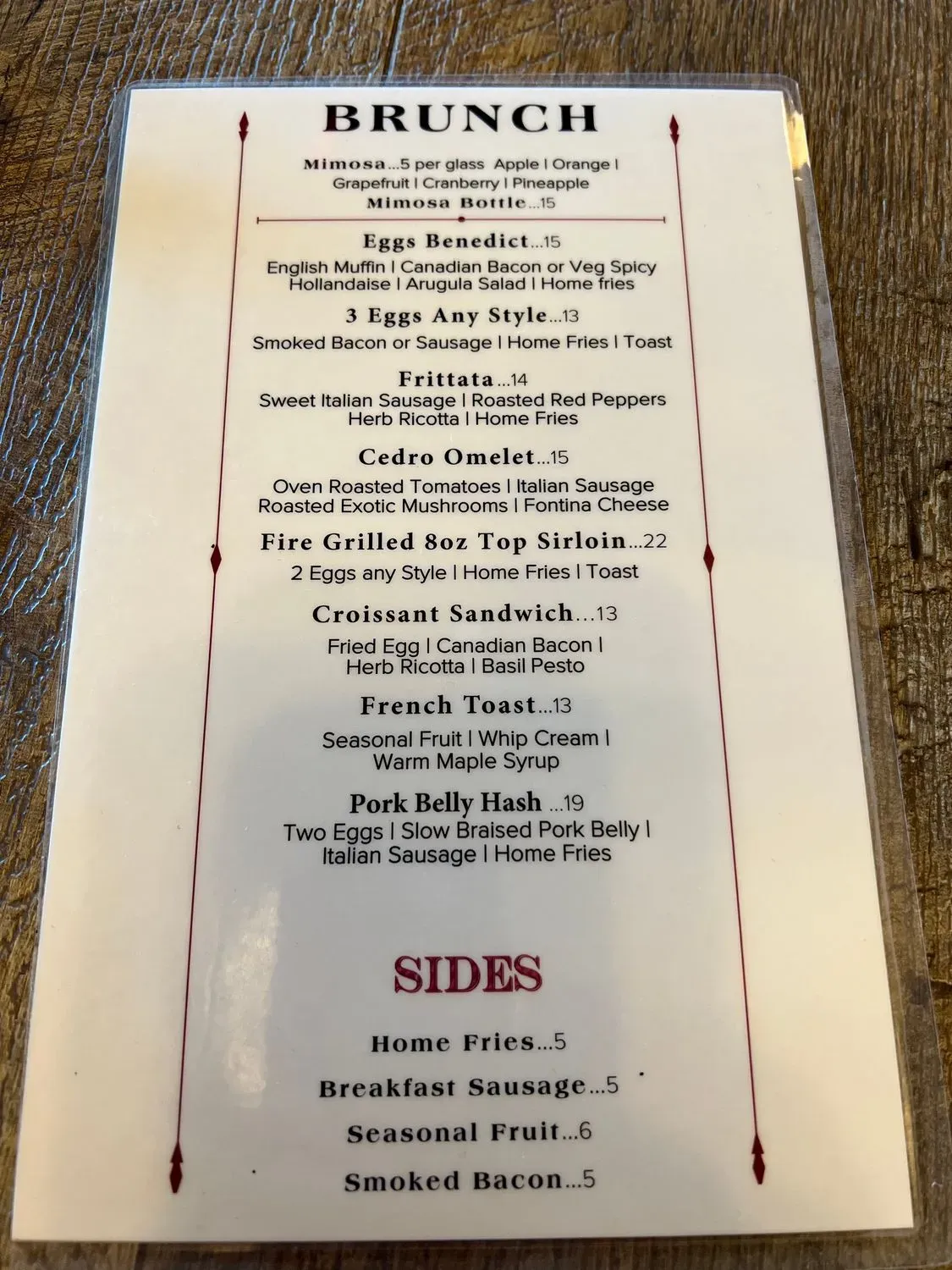 Menu 6