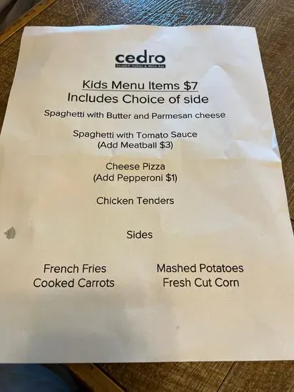 Menu 5