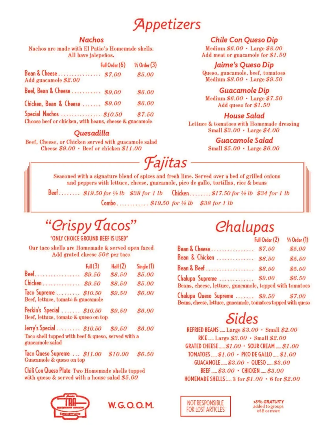 Menu 6