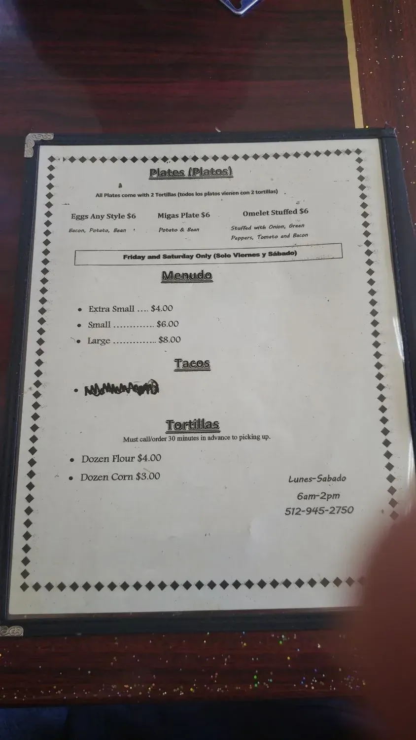 Menu 6