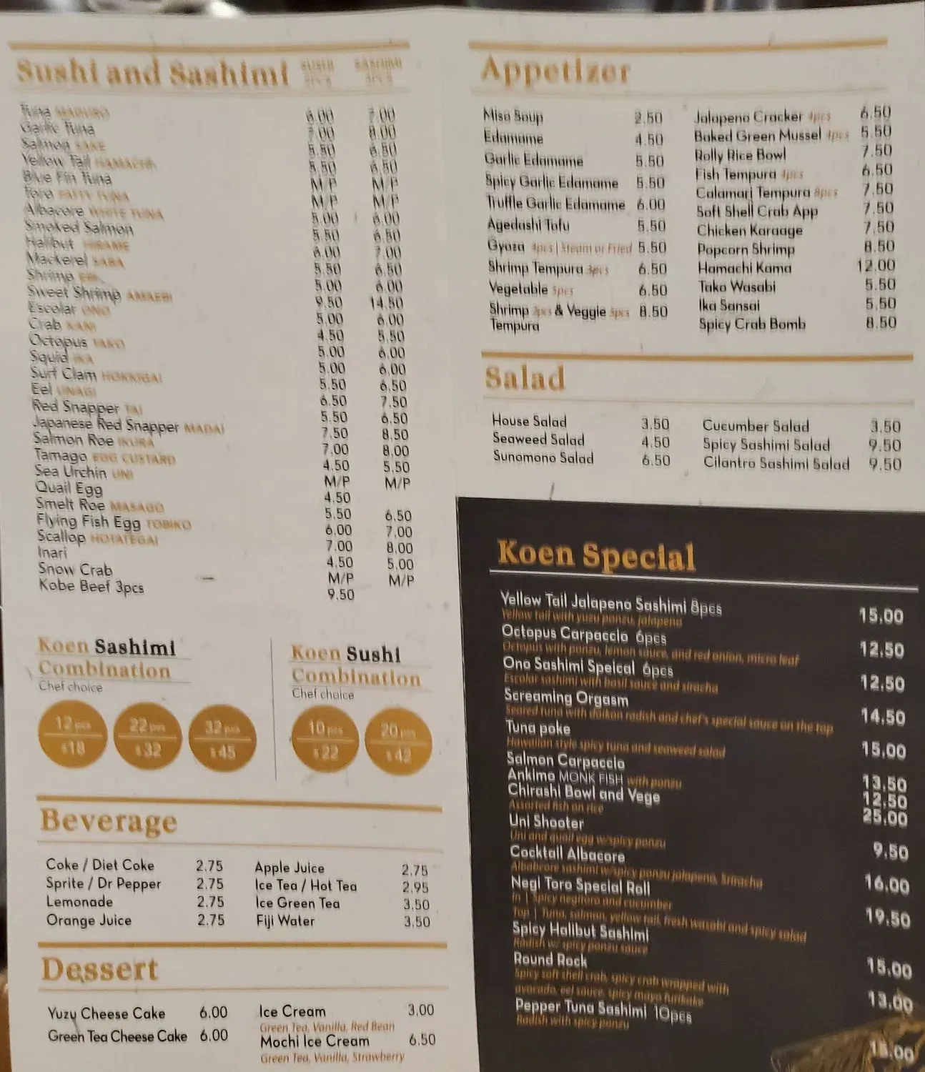 Menu 3