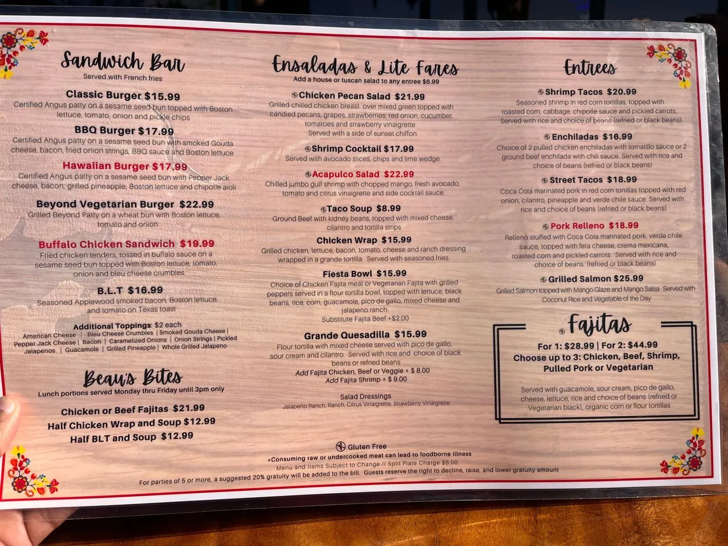 Menu 3