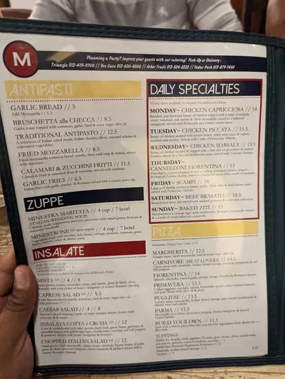 Menu 2