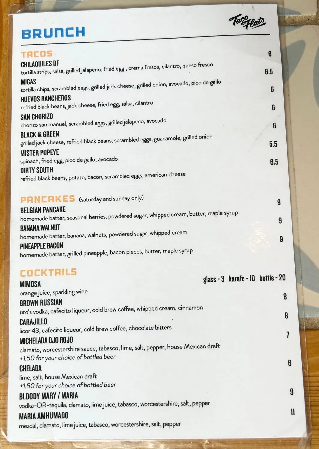 Menu 4