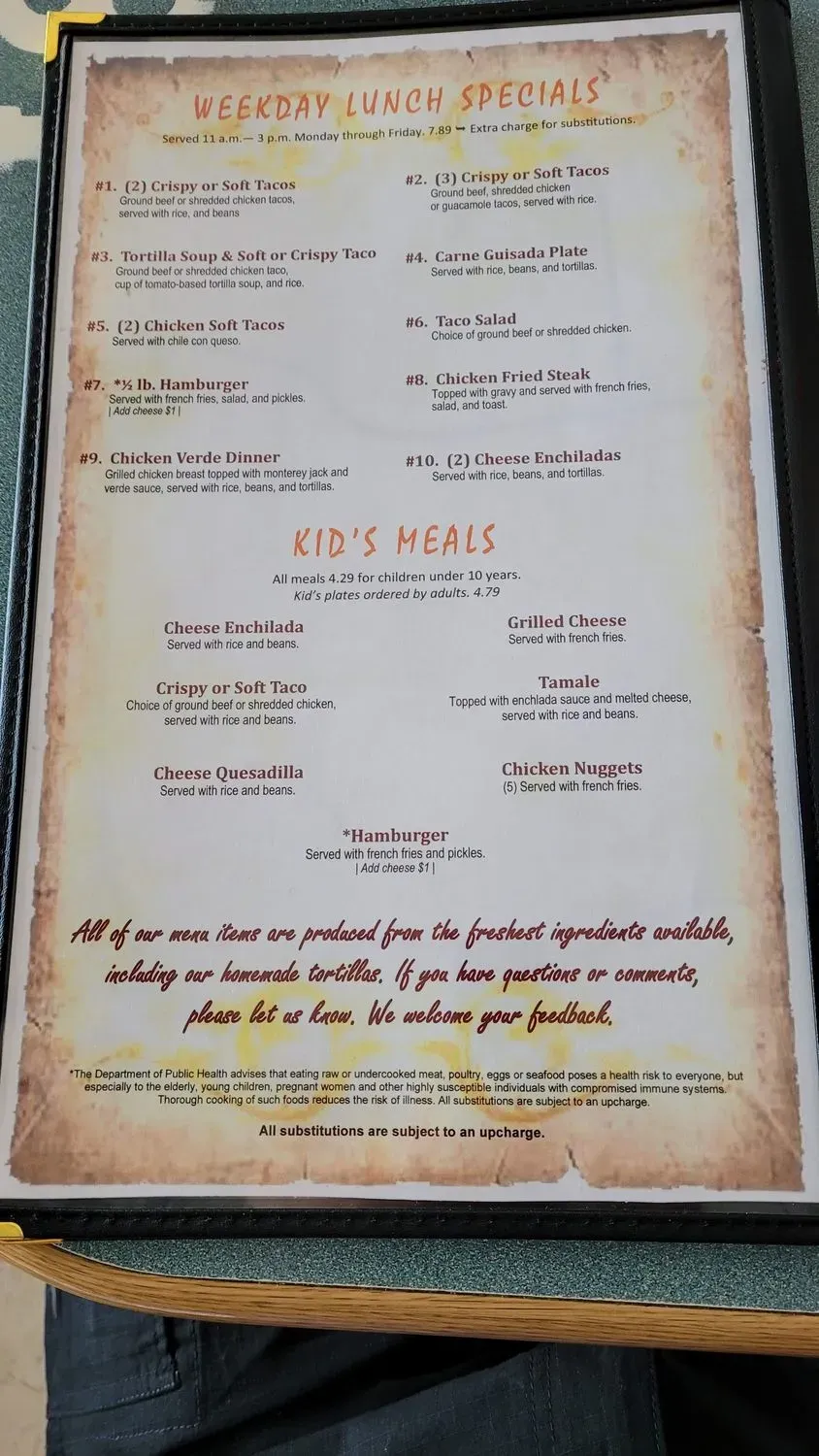 Menu 2