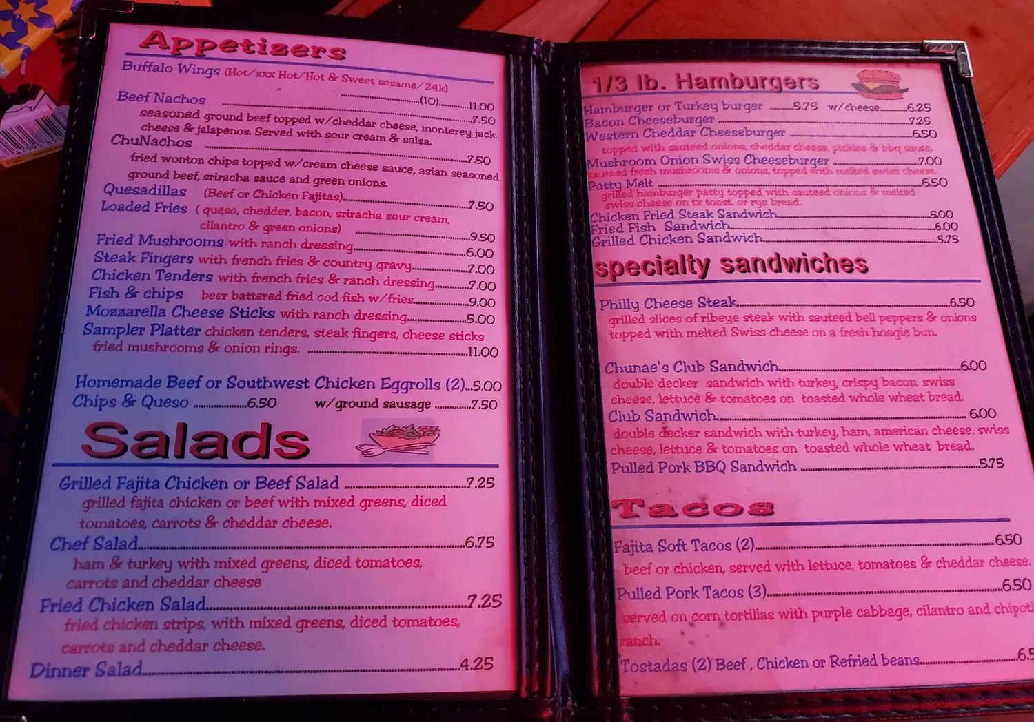 Menu 3