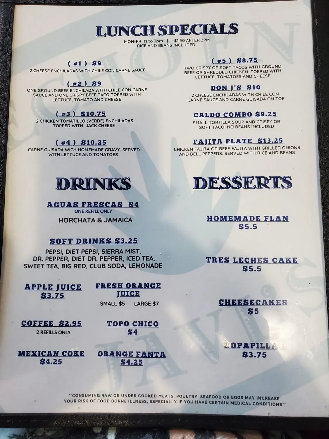 Menu 3