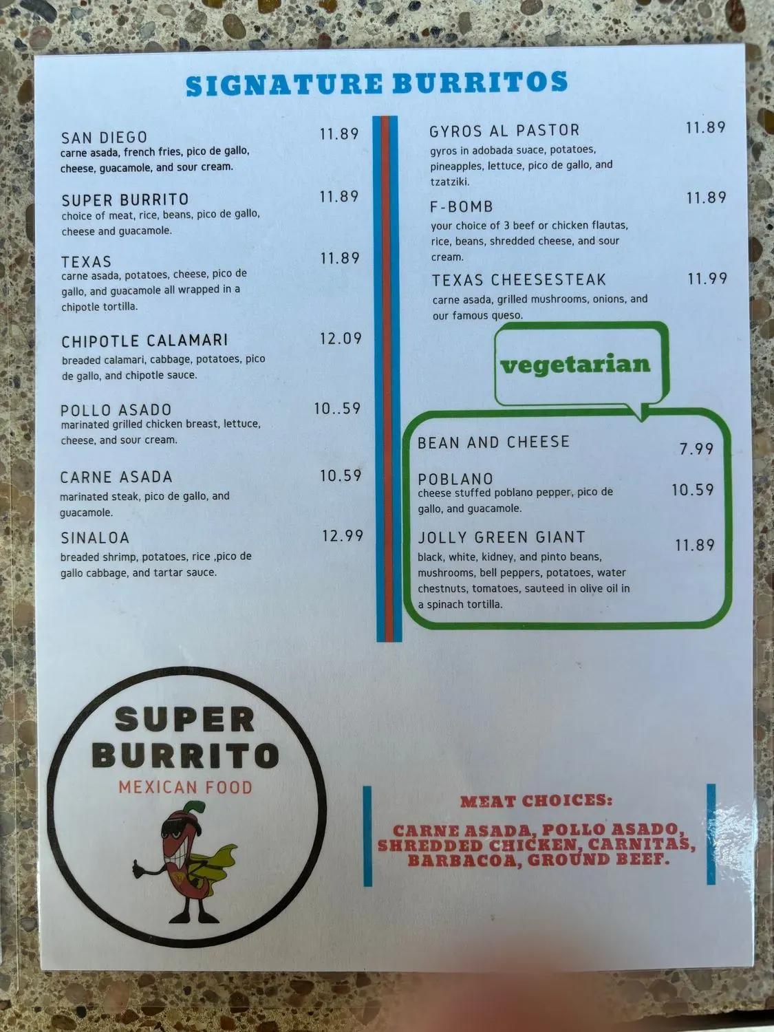 Menu 4