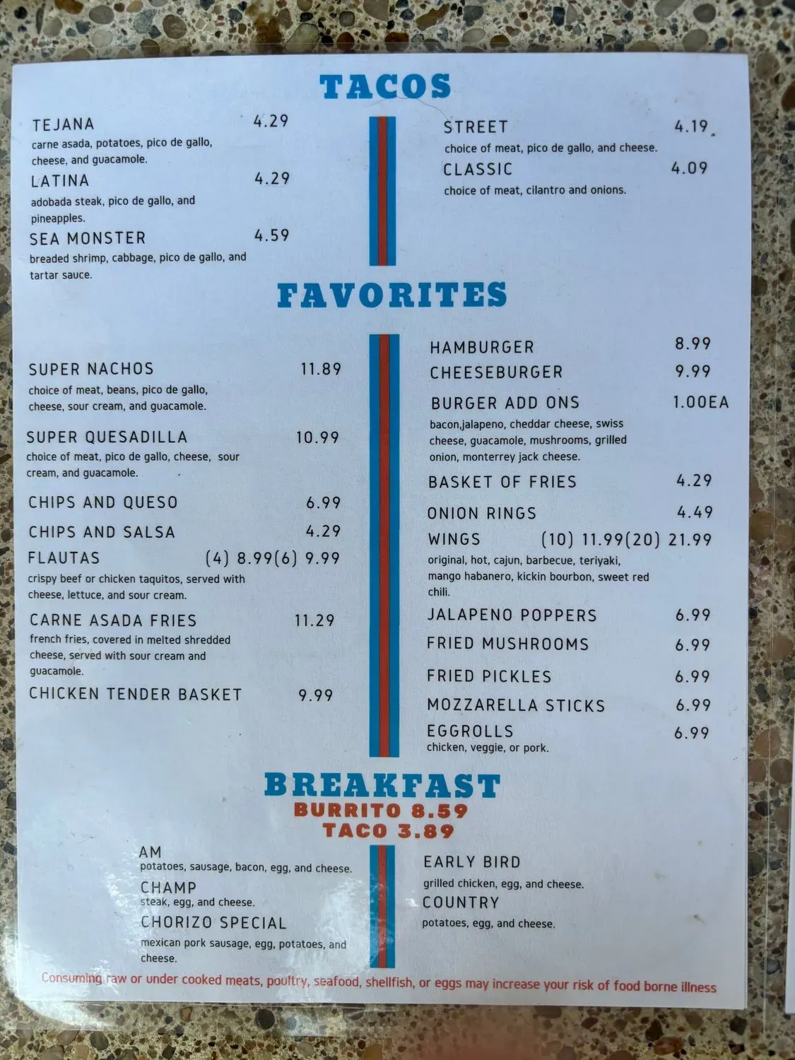 Menu 3