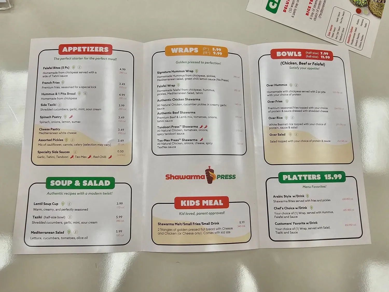 Menu 3