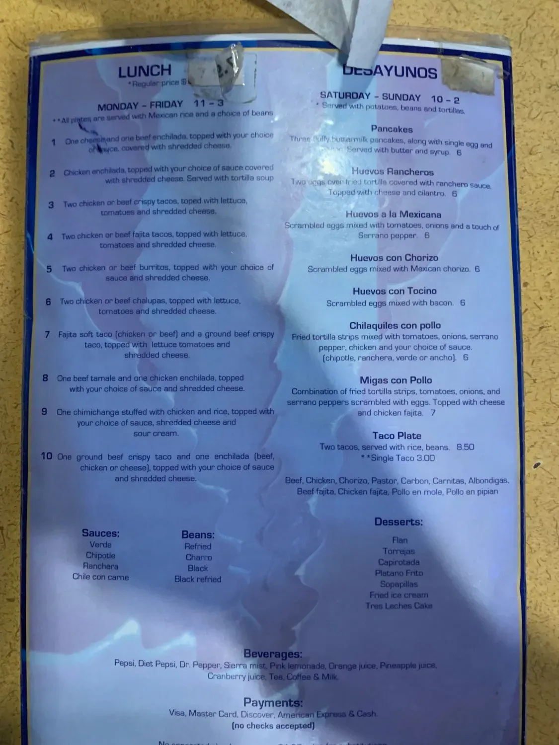 Menu 6