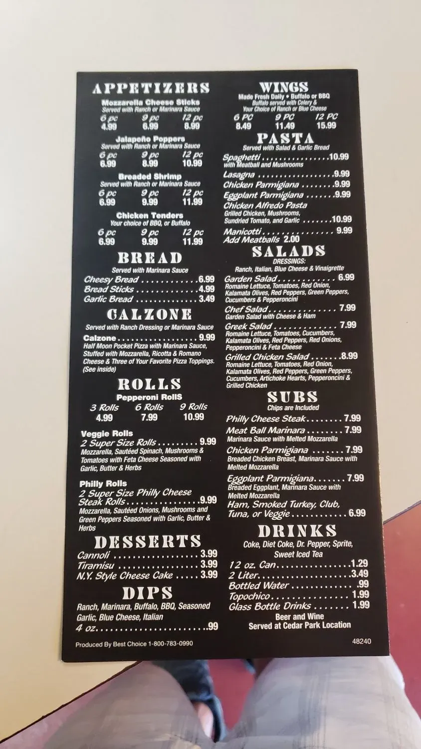 Menu 2