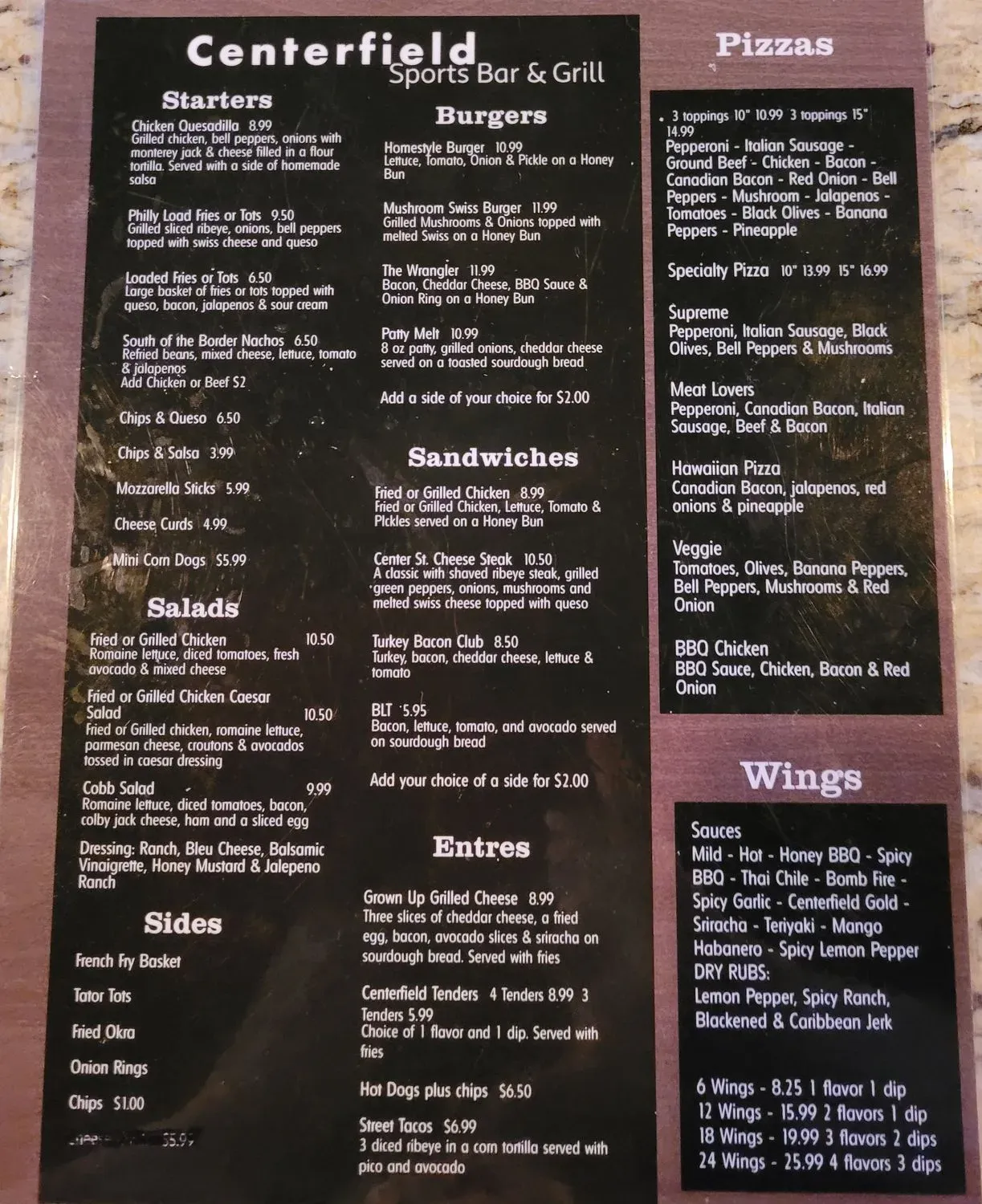 Menu 3