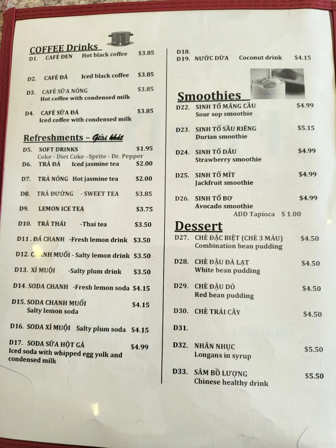 Menu 4