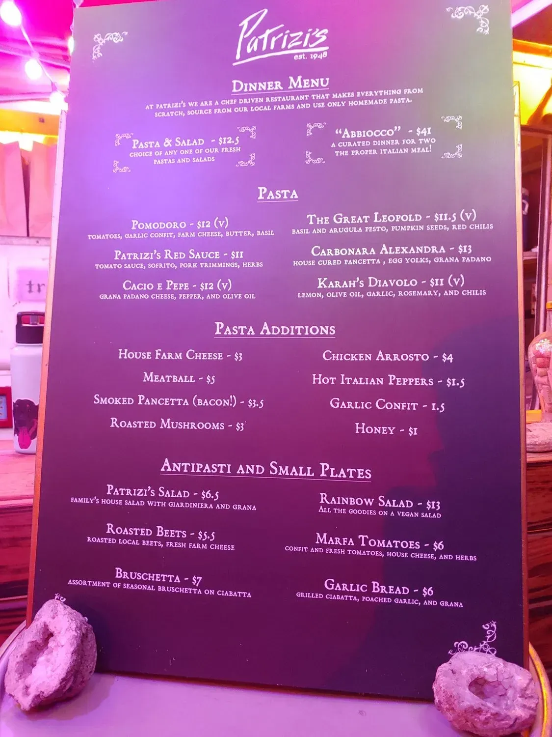 Menu 3