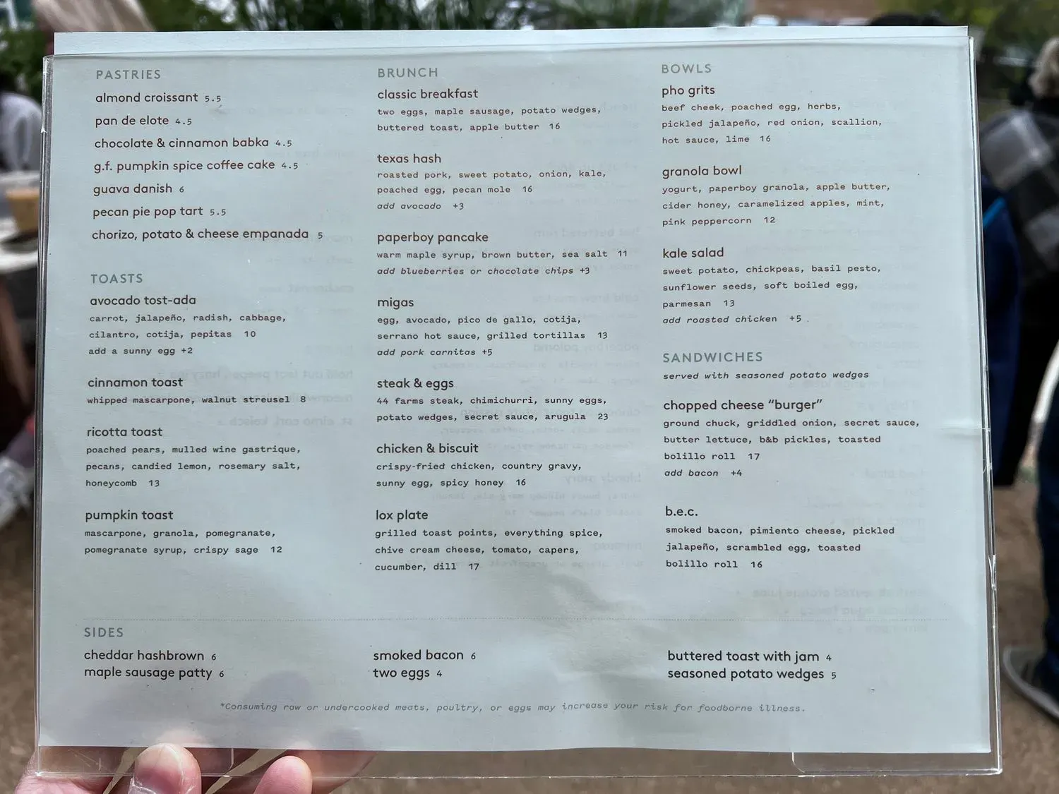 Menu 6