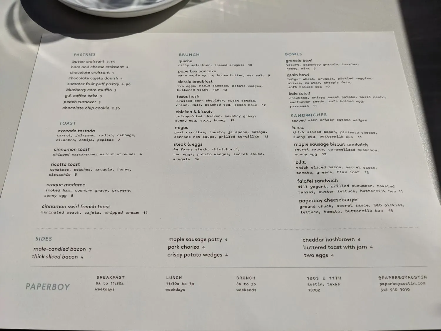 Menu 2