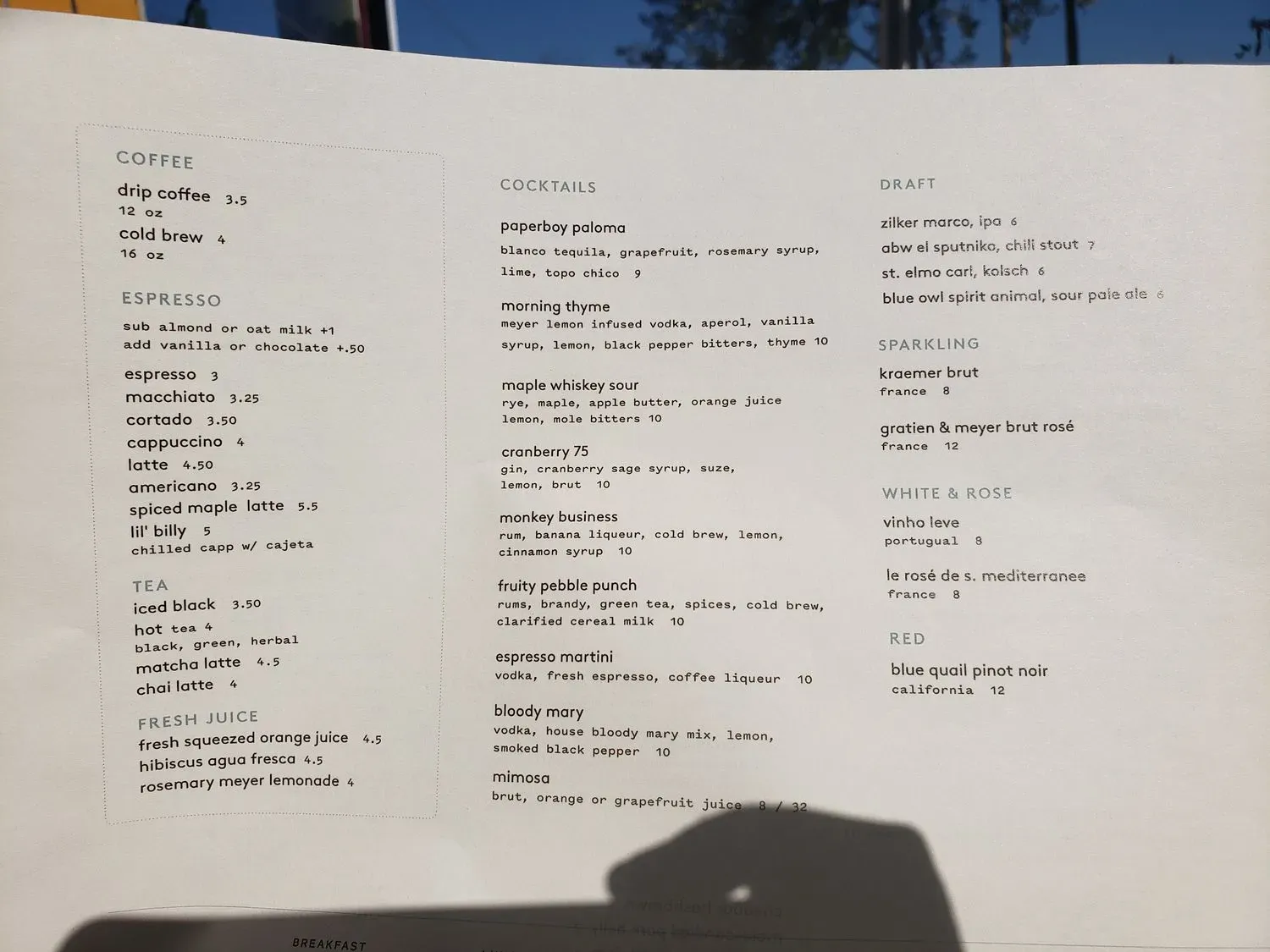 Menu 3