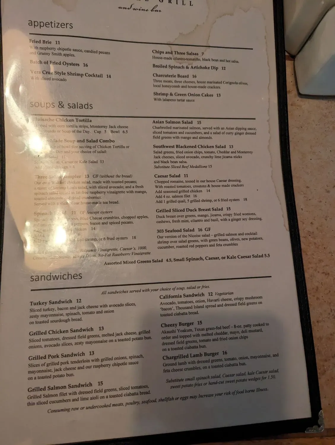 Menu 3