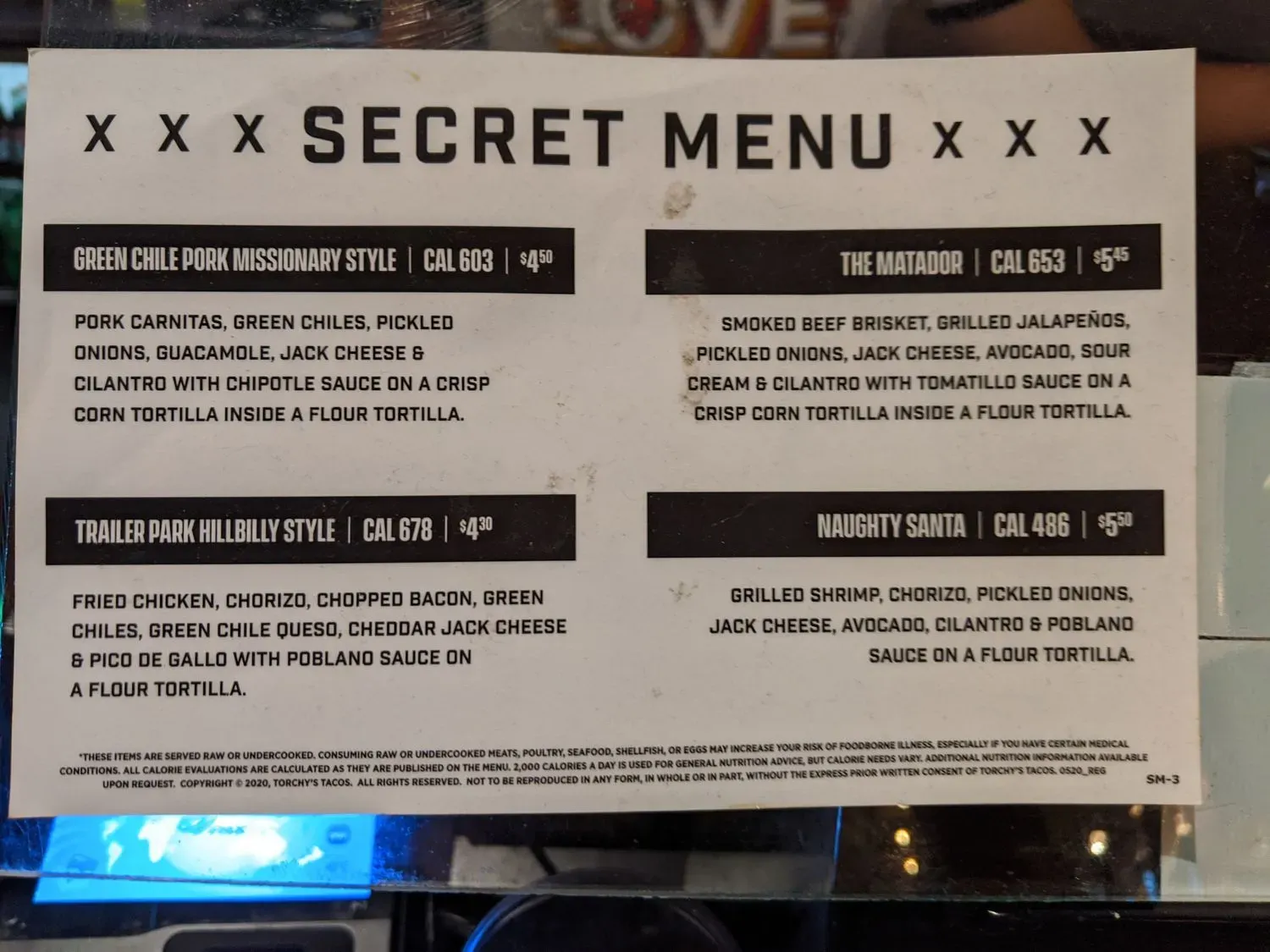 Menu 5