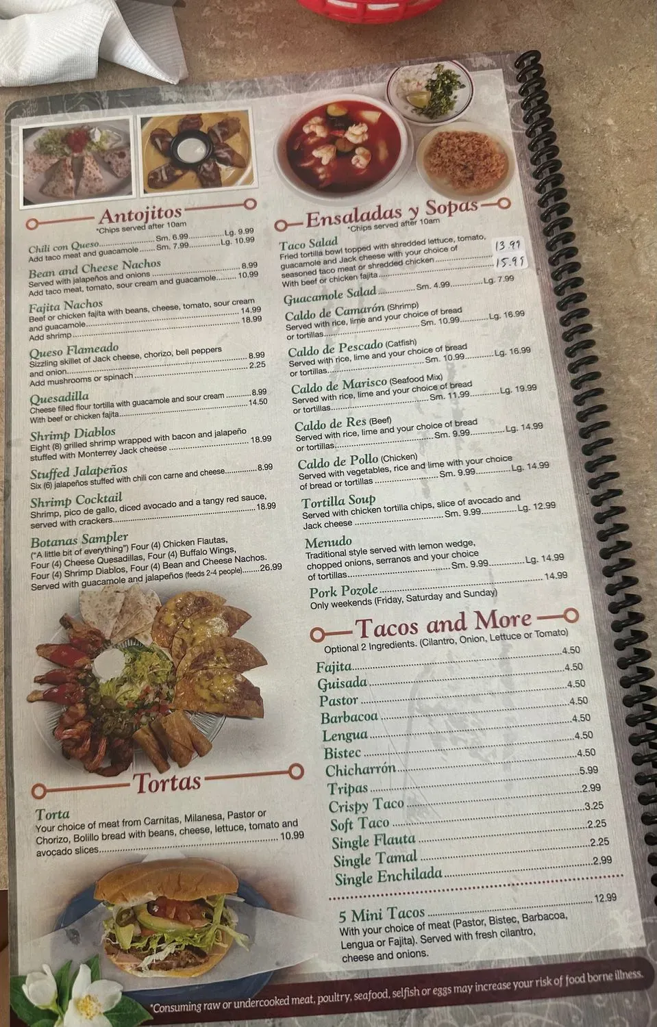 Menu 6