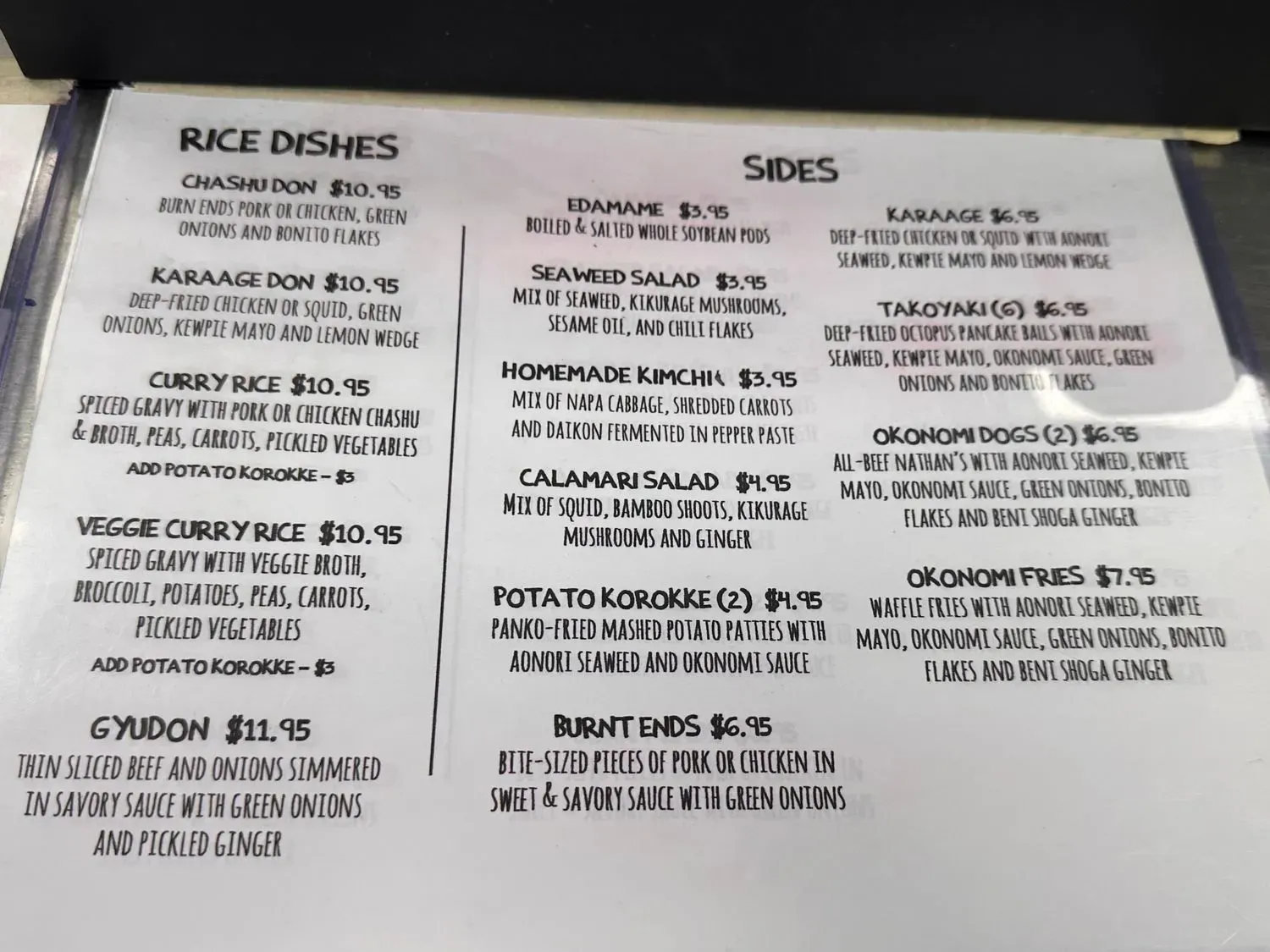 Menu 2