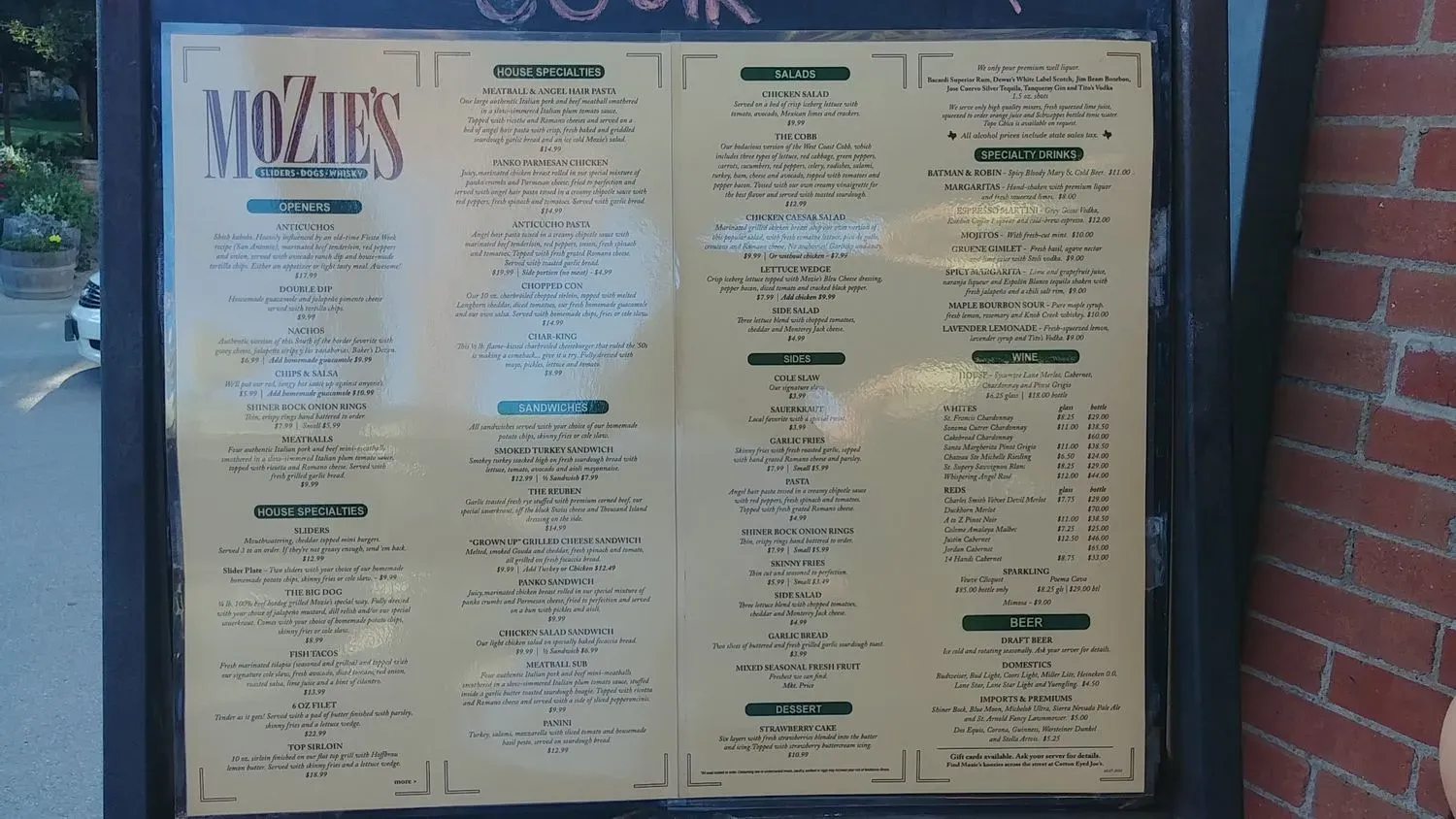 Menu 2