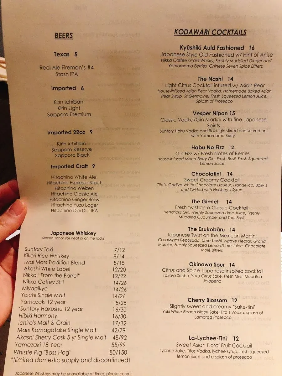 Menu 4