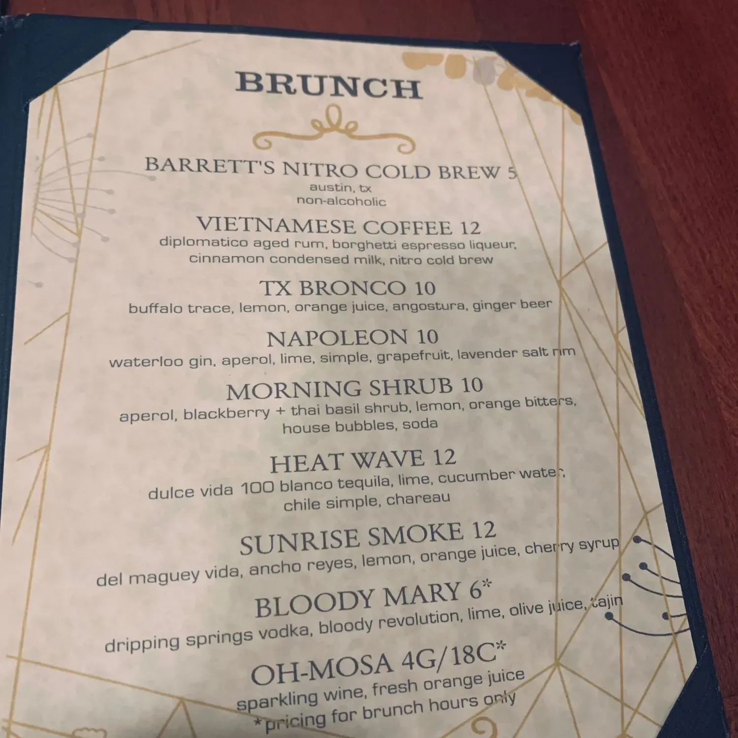 Menu 5