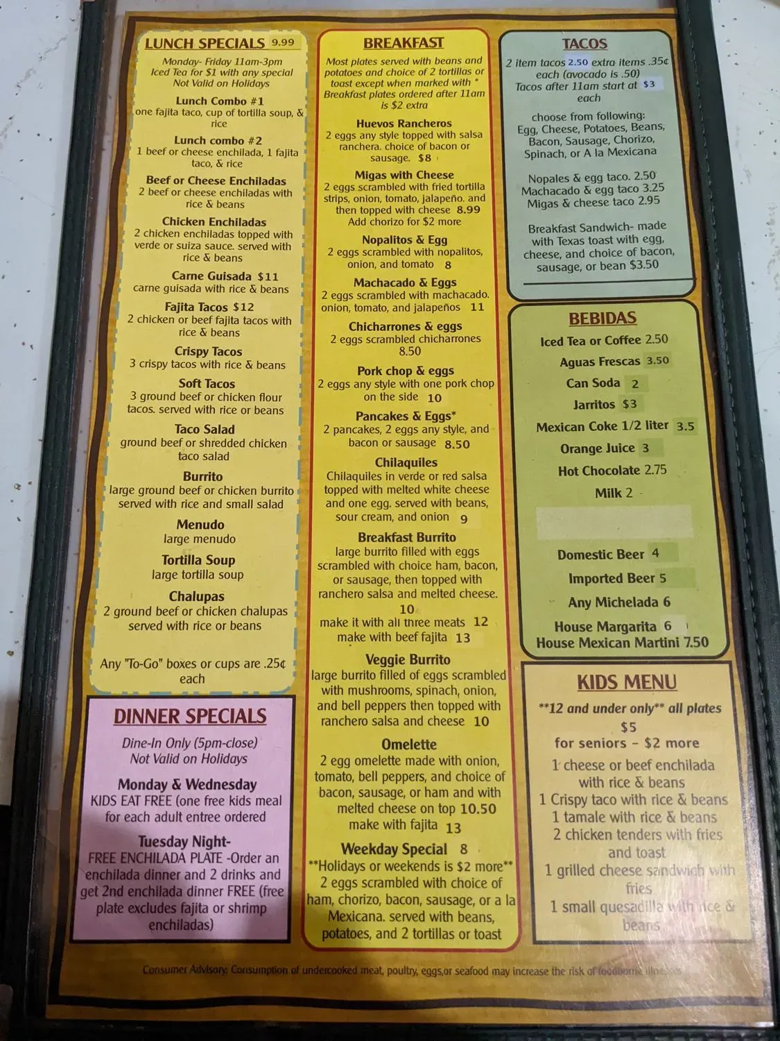 Menu 4