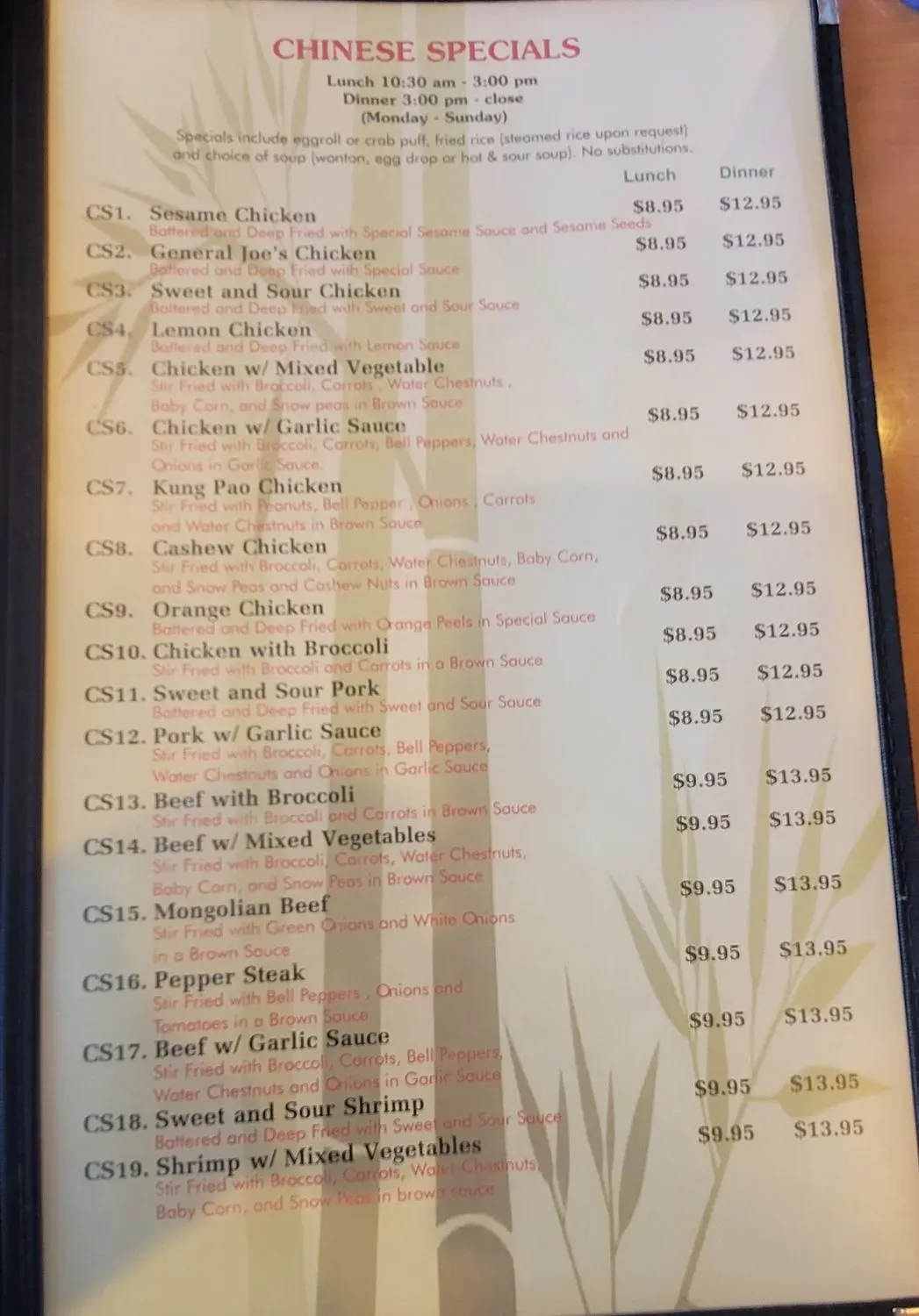 Menu 5