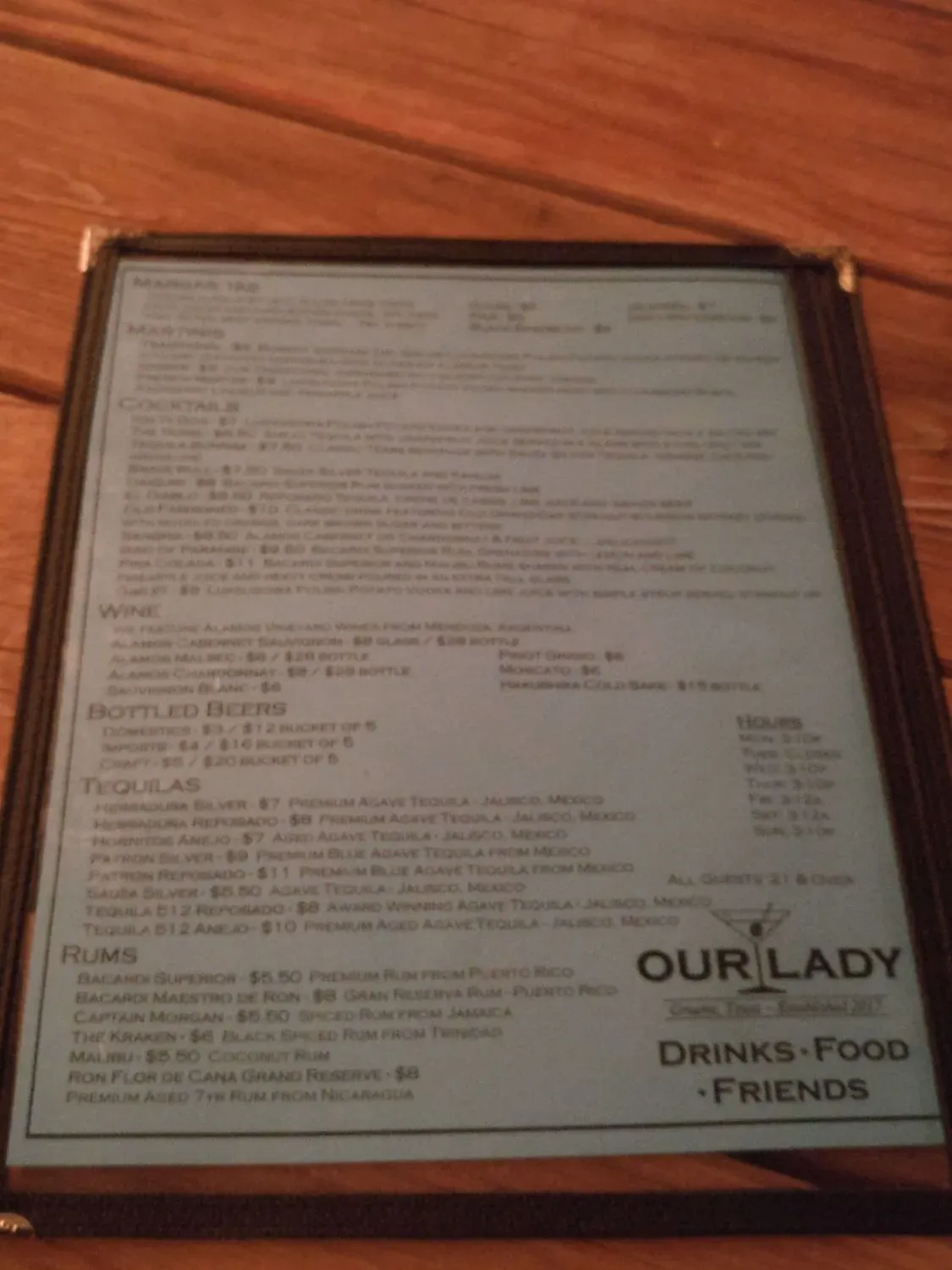 Menu 5