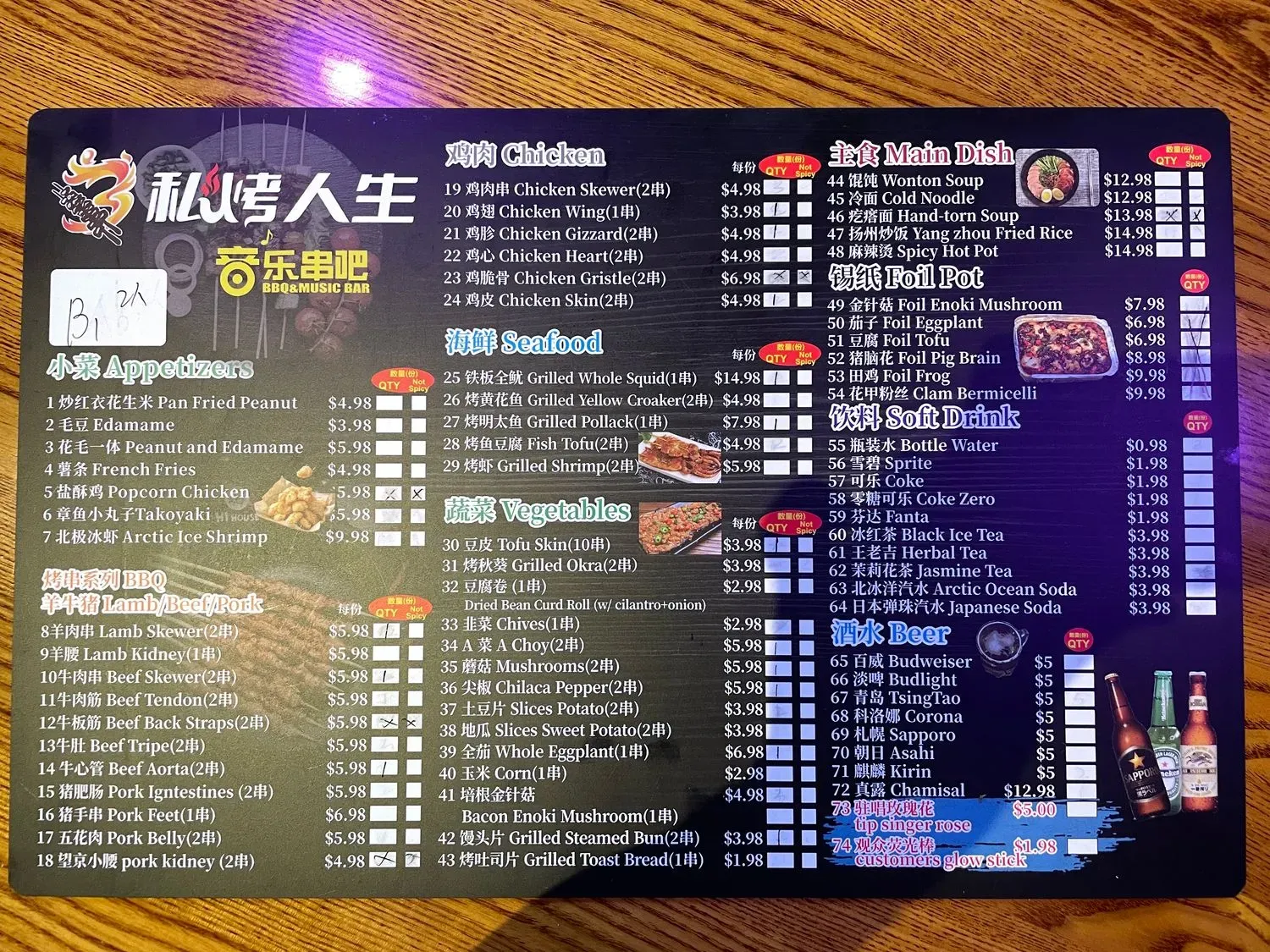 Menu 4