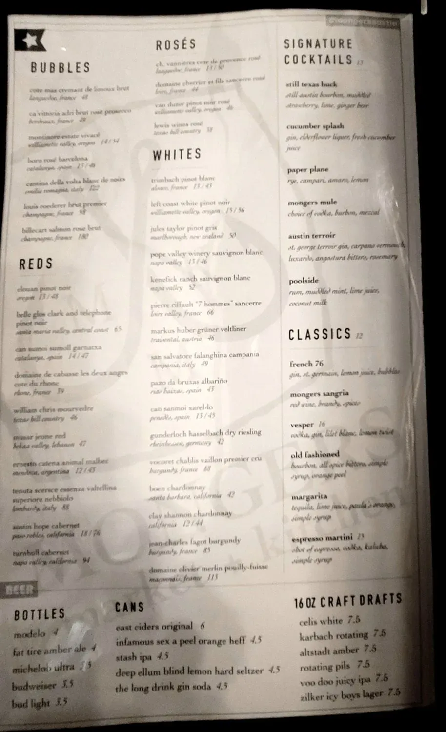 Menu 4